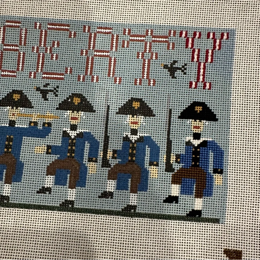 Birds of a Feather Liberty Needlepoint Canvas - Picture 3 of 8